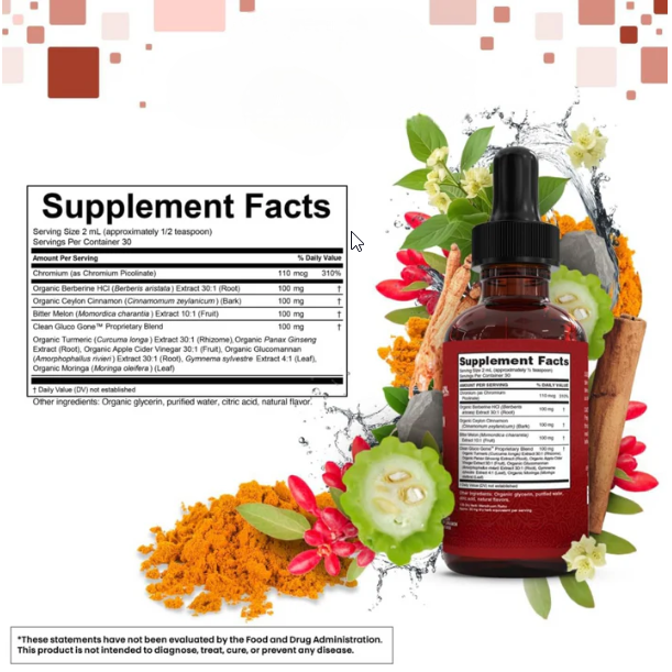 Cinnova's Berberine with Ceylon Drops